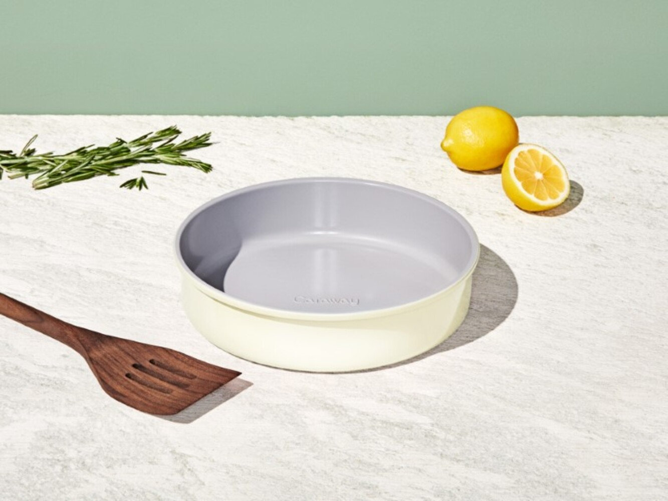 Caraway Nonstick Ceramic Cake Pan, Cream
