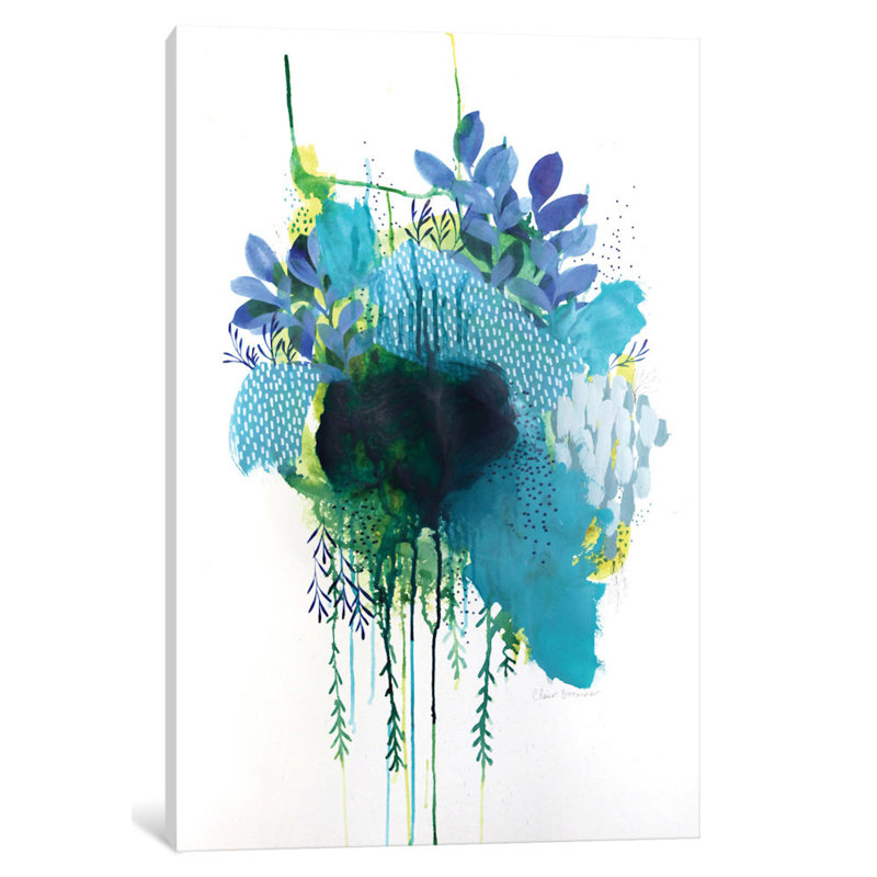 « floral study iii », reproduction d’art sur toile, H 18 po x l 12 po x P 1,5 po