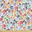 Aubriella Halloween Colourful Skulls and Crossbones Funny Fabric
