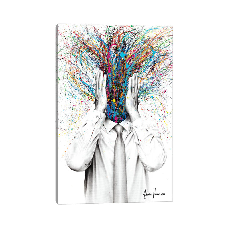 Mindfulness by Ashvin Harrison - Wrapped Canvas Print, 20.32 cm H x 30.48 cm W