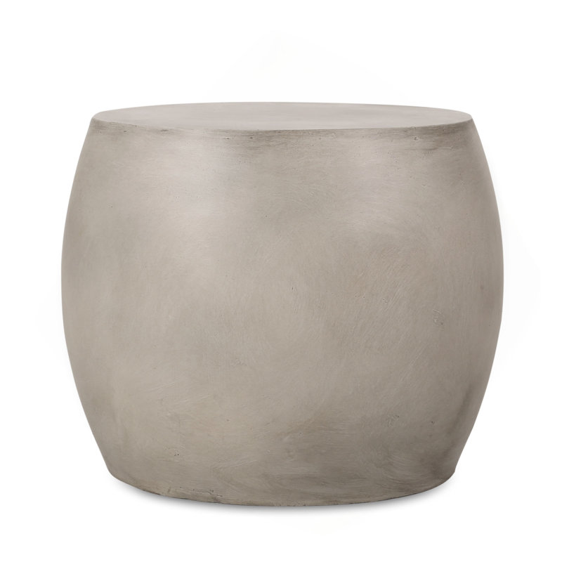 Outdoor Lightweight Concrete Side Table