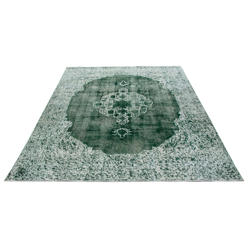 Tapis vert à transition de couleur 9 pi 6 po x 12 pi 6 po