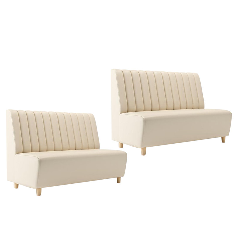 Lanina Faux Leather Upholstered Bench