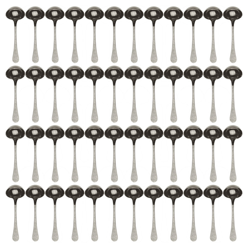 Louche à sauce Venere - 48 pièces - Acier inoxydable, Argent argent