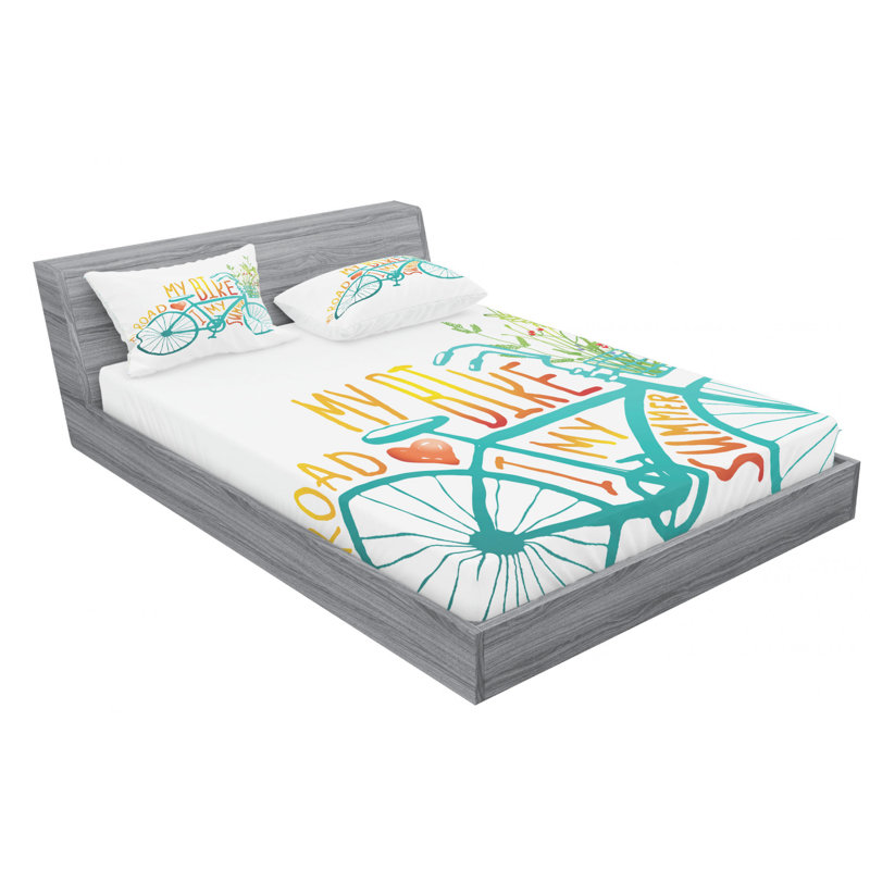Microfiber Sheet Set, Full Sheet Set with Fitted Sheet