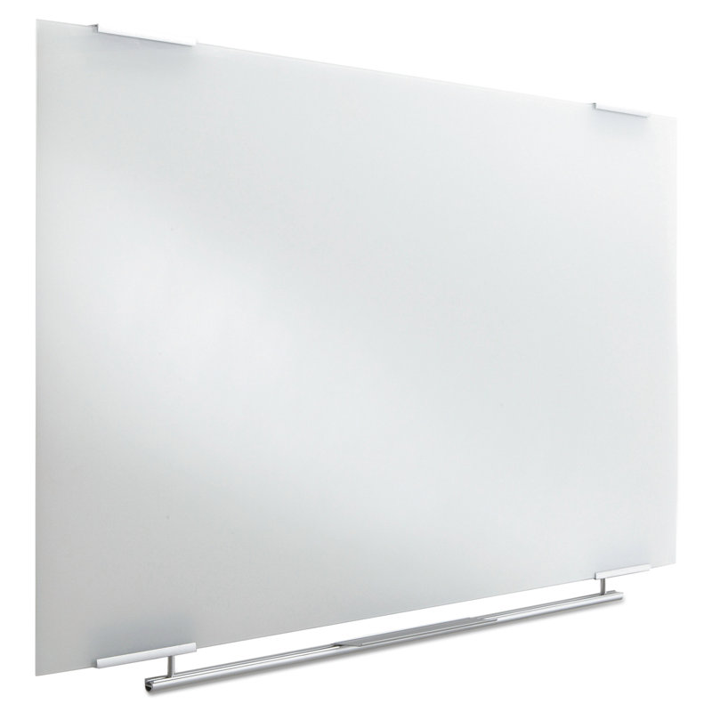 48" x 36" Frameless Ultra White Glass Dry Erase Board