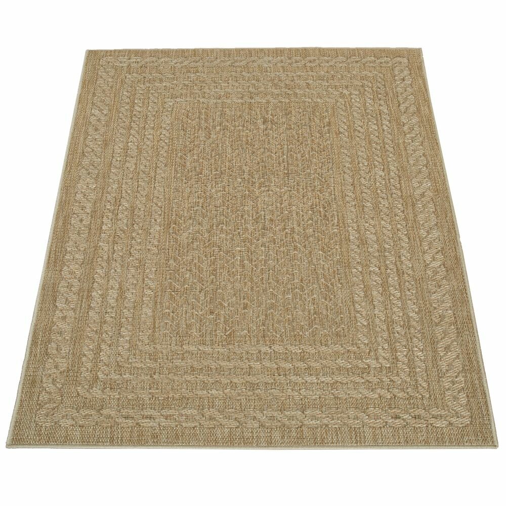 Flachgewebe-Teppich Lentz in Beige