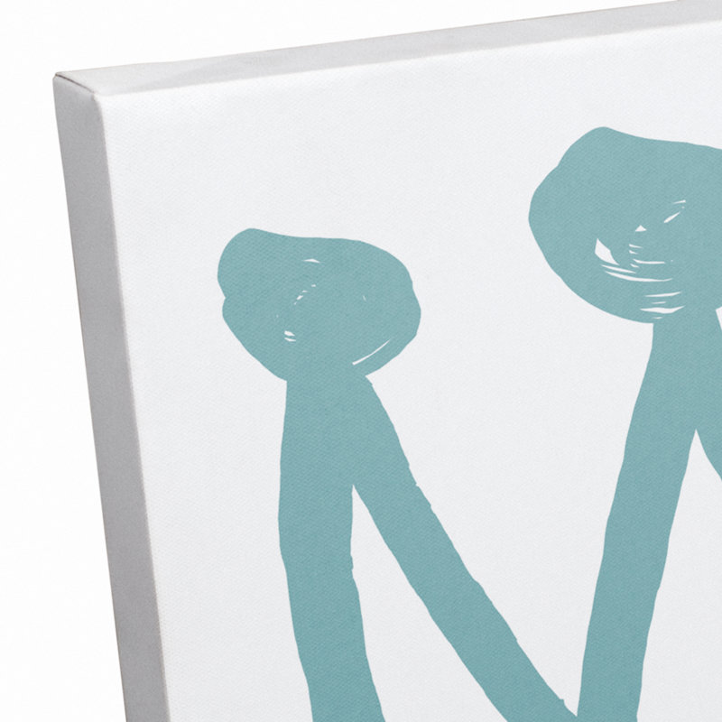 Art sur toile little prince Brewer, H 14 po x l 11 po x P 1,25 po, Bleu sarcelle