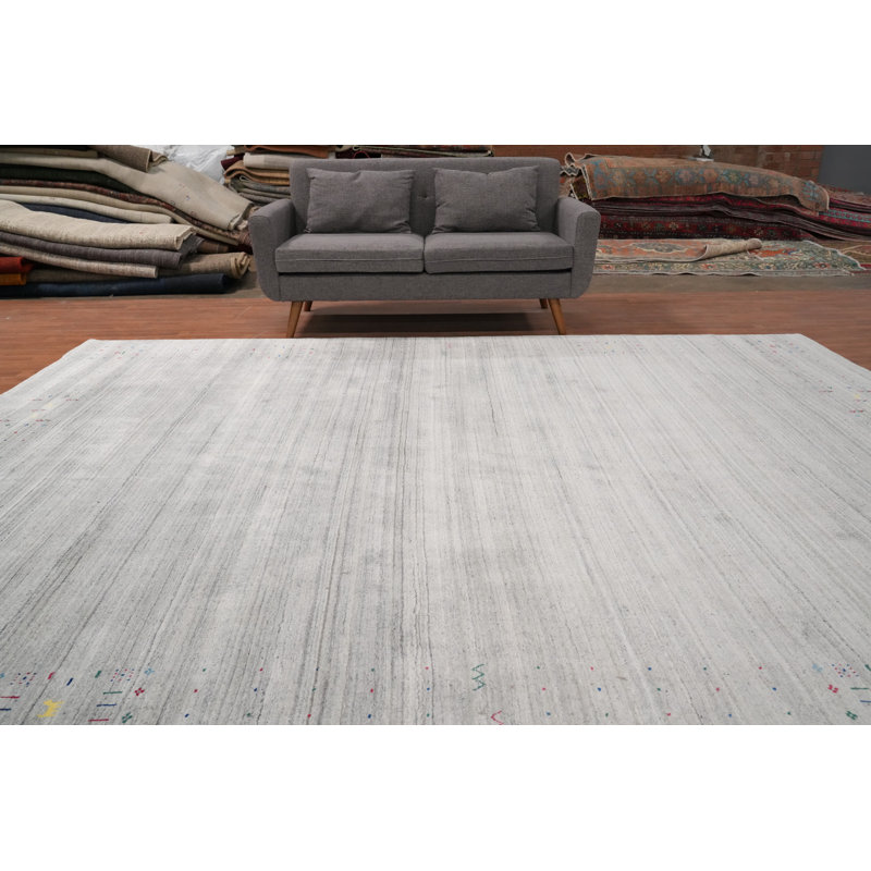 Tapis tribal de style Gabbeh fait à la main 10 x 12