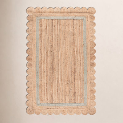 Inaki Hand-Woven Geometric Jute Rug