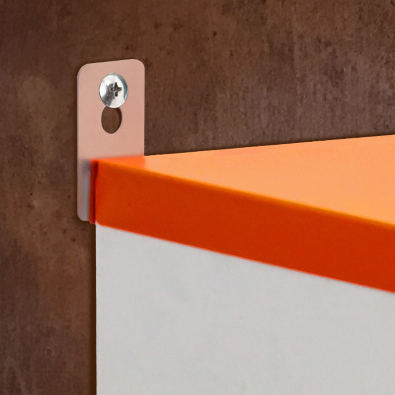 Boîte de nidification murale en acier galvanisé avec coussins pour noix de coco orange, 10 boîtes doubles