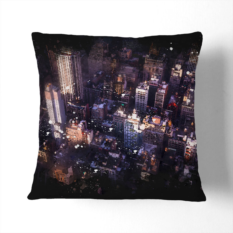 Square Throw Cushion, 55cm H x 55cm W x 20cm D, White