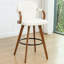 Ensemble de 4 tabourets de comptoir modernes pivotants et rembourrés en cuir (ensemble de 4)-124579608-124579610-124579612