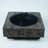 Wood-Fueled Outdoor Fire Pit With Wood Grain Design