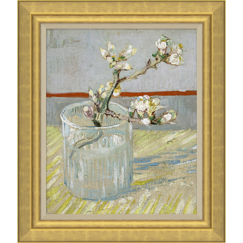 Sprig of Flowering Almond, Vincent van Gogh