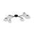 6 - Light Elliptical Opal Glass Globe Linear Semi Flush Mount-1612005155