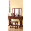 Modern Bedroom Vanity , Finish, Stool, , Rustic Wood Style W/ Veneer, Pine Design-478099964