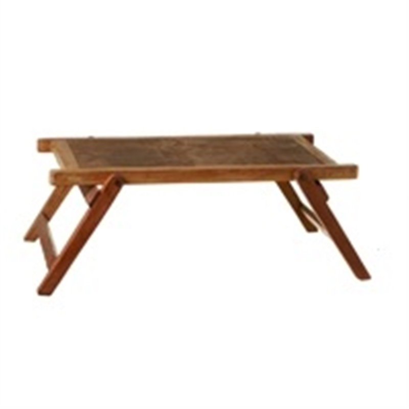 Natural Reclaimed Wood Folding Coffee Table, 24'' x 47''
