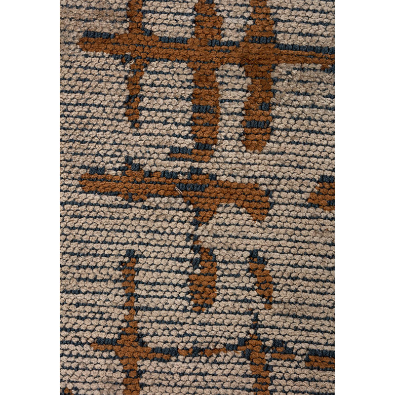 Rapture Striped Area Rug in Brown, Rectangle 7'10" x 11'2"