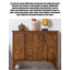 Armoire en acajou sculpté de style sud-est asiatique