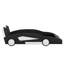 Lit plateforme simple en forme de voiture avec roulettes-1070004235