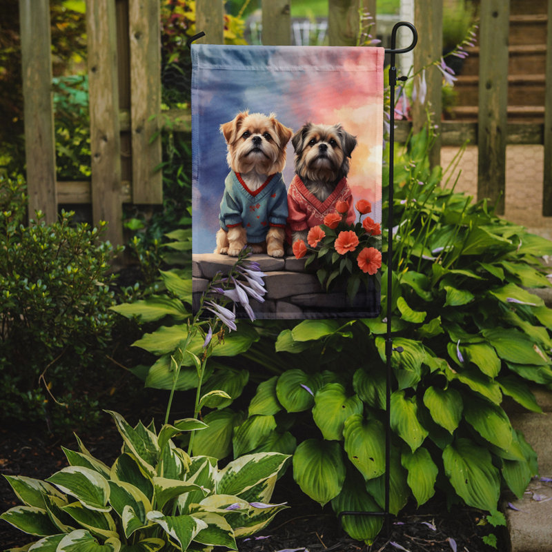 Double Sided 15.5'' H x 11.25'' W Polyester Valentine's Day Garden Flag