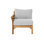 Kendrica Outdoor Teak One Arm Lounge Chair