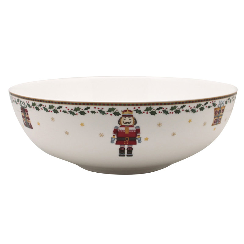 Prouna Nutcracker Bone China Serving Bowl