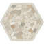Mosaïque de galets hexagonaux Daltile Pebble Oasis 11 po x 10 po (11 pièces par carton)-107154115