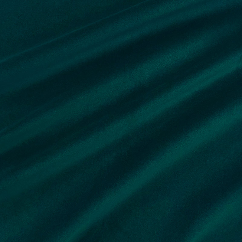 Solid Velvet w/ Backing | Caleb Fabric, Peacock