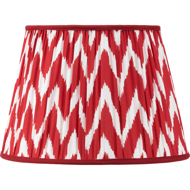 Cotton Empire Lamp Shade ( Uno ), 28" H x 40" W x 40" D, Red