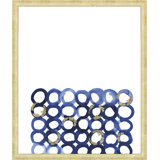 Phases In Step 2 Blue/Gold Painting by Studio NYC Design