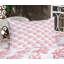 Drap-housse et coussin décoratif Ambesonne Under the Sea, corail foncé, blanc-106791477