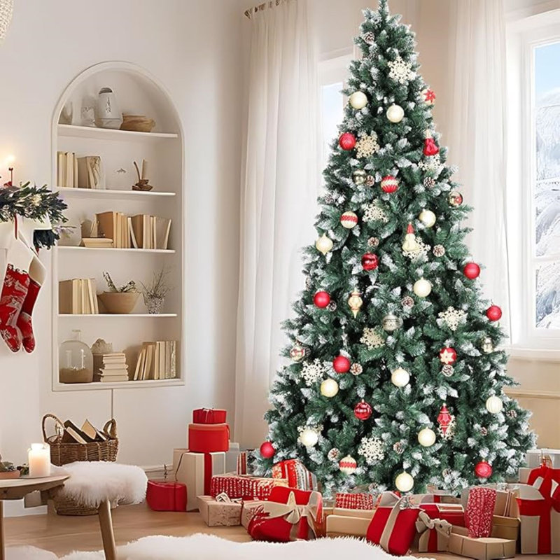 6.89' H Lighted Artificial Christmas Tree