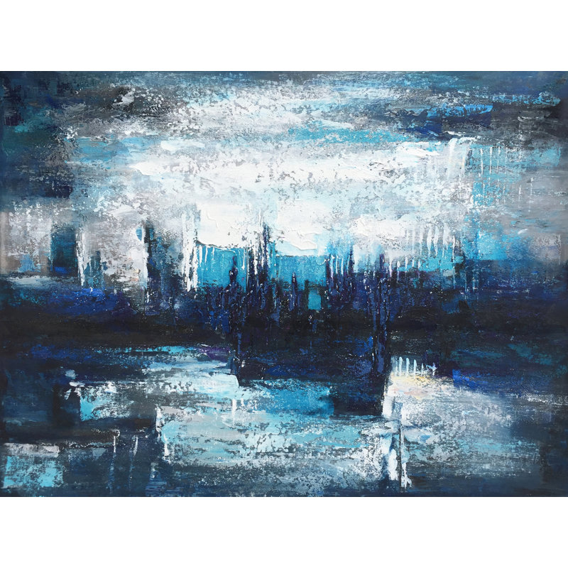 «Abstract City Reflection» sur toile tendue