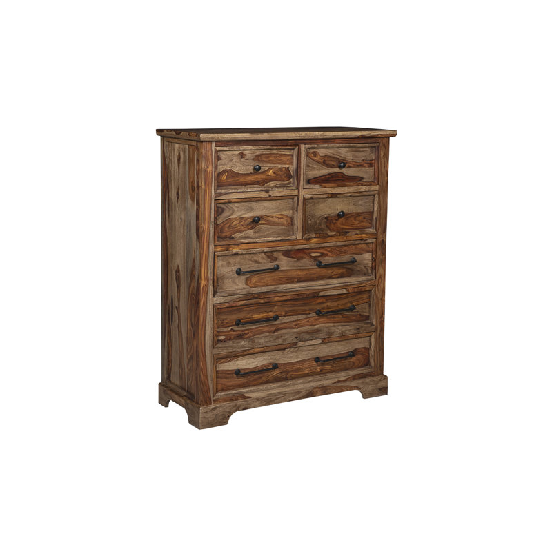 Commode 7 tiroirs, Brun