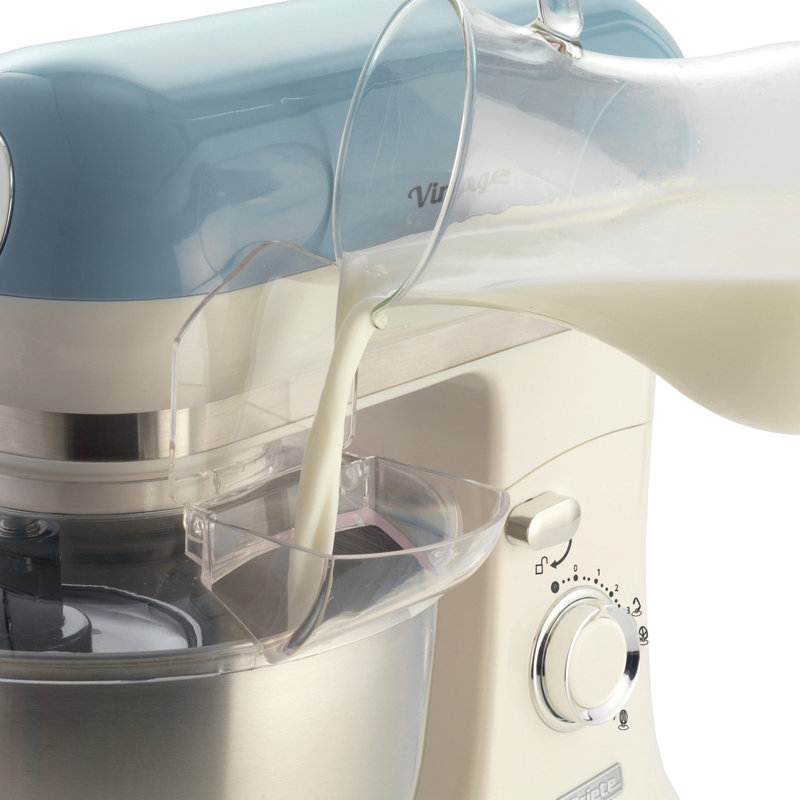 Ariete 1200W Vintage 5.5L Stand Mixer Cream, Blue