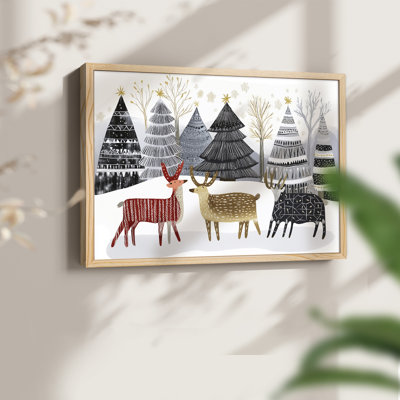 Art de Noël - CDLXVI - Reproduction encadrée - Restickable