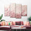 «Abstract Abstract Abstract Pink Leaves», ensemble de 4 pièces sur toile par Daniel P-93061371