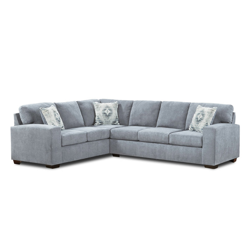 Canapé modulaire d'angle, 100% polyester bleu sarcelle