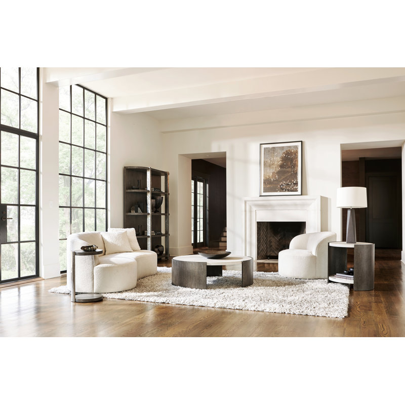 Elle Upholstered Swivel Side Chair
