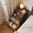 Compact Solid Wood Nightstand with Dual Drawers & Hidden Pull-Out Panel – Modern Bedside or Sofa Side Table