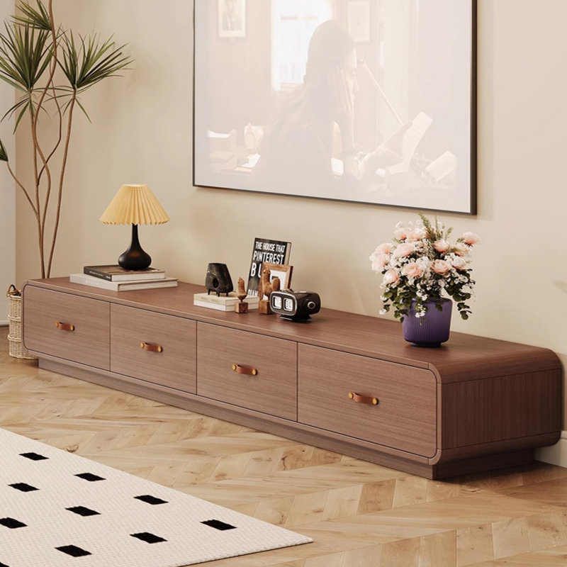 Support oriental en bois massif, H 12,6 po x L 110,24 po x l 15,75 po