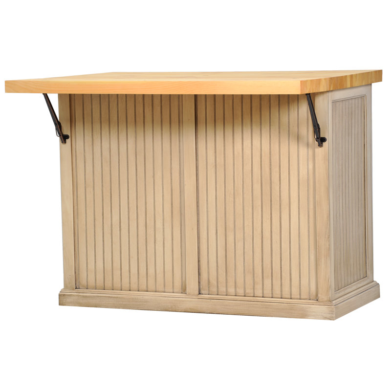 Avelar 48 " W Kitchen Island, European Ivory