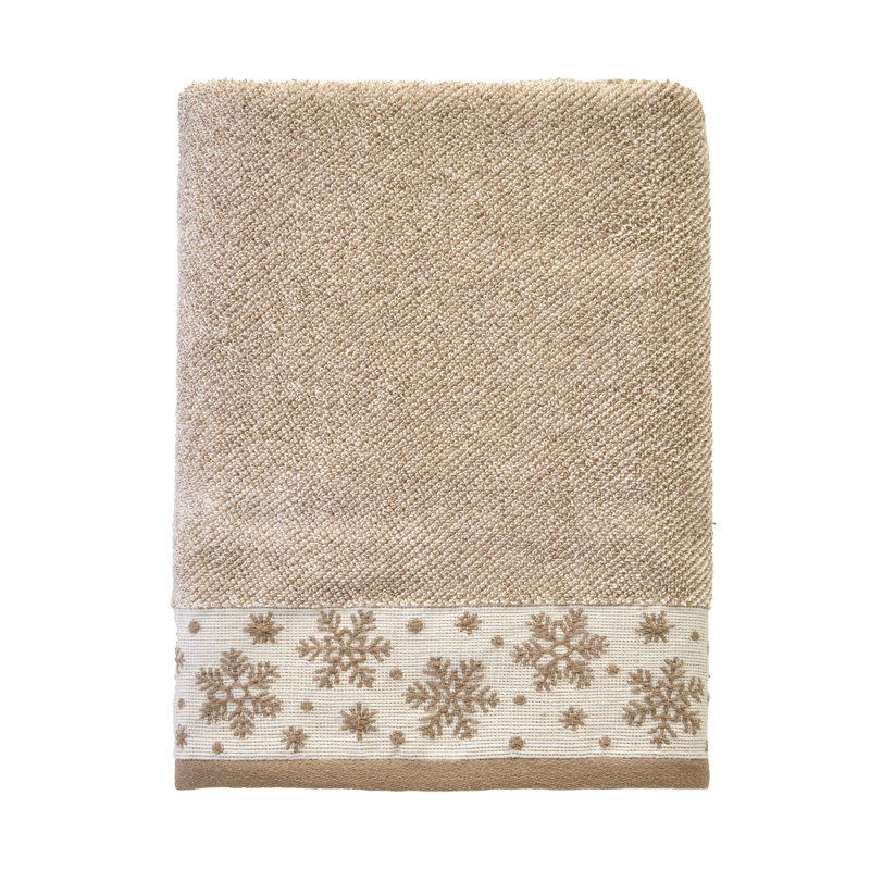 Heather Snowflake Jacq Bath-Tan, Tan