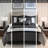 Hotel Style Dark Grey Queen Comforter 8 Piece - Harmony Design