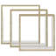 Gracelin 3 Piece Square Floating Shelf-860869497