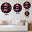 Détail des lèvres roses - horloge murale moderne-93601596