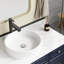 Brayden Studio 45mm W Polished Chrome Ceramic Sink