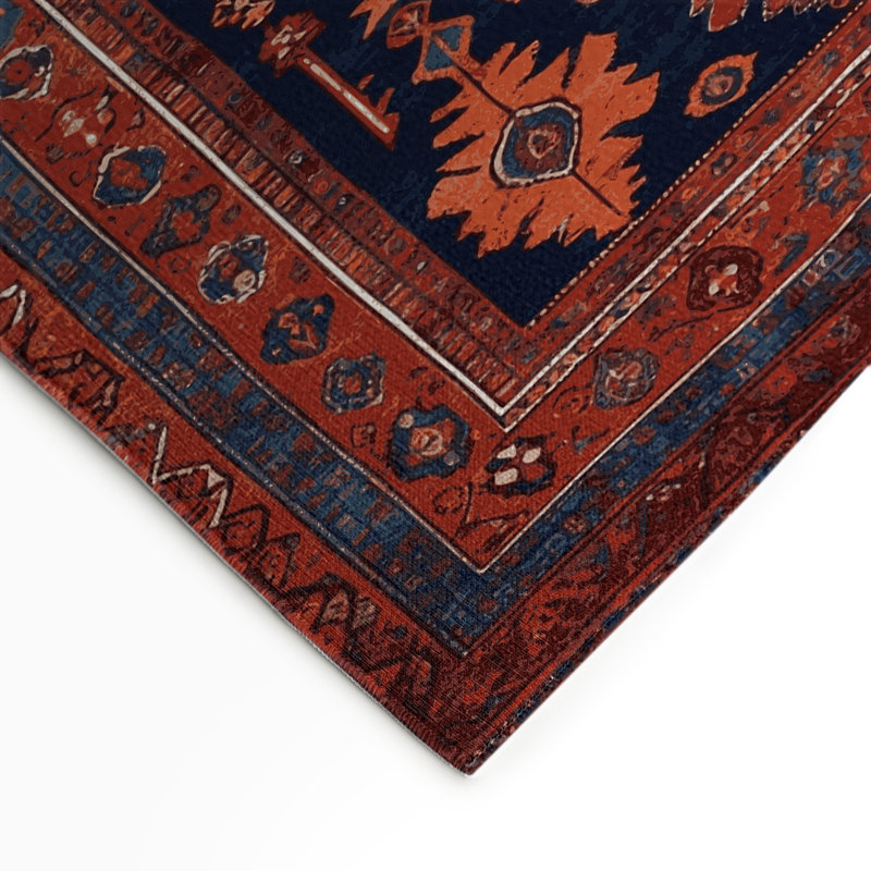 Turkish Purple Indoor and Outdoor Area Rug, Rectangle 9' x 12'